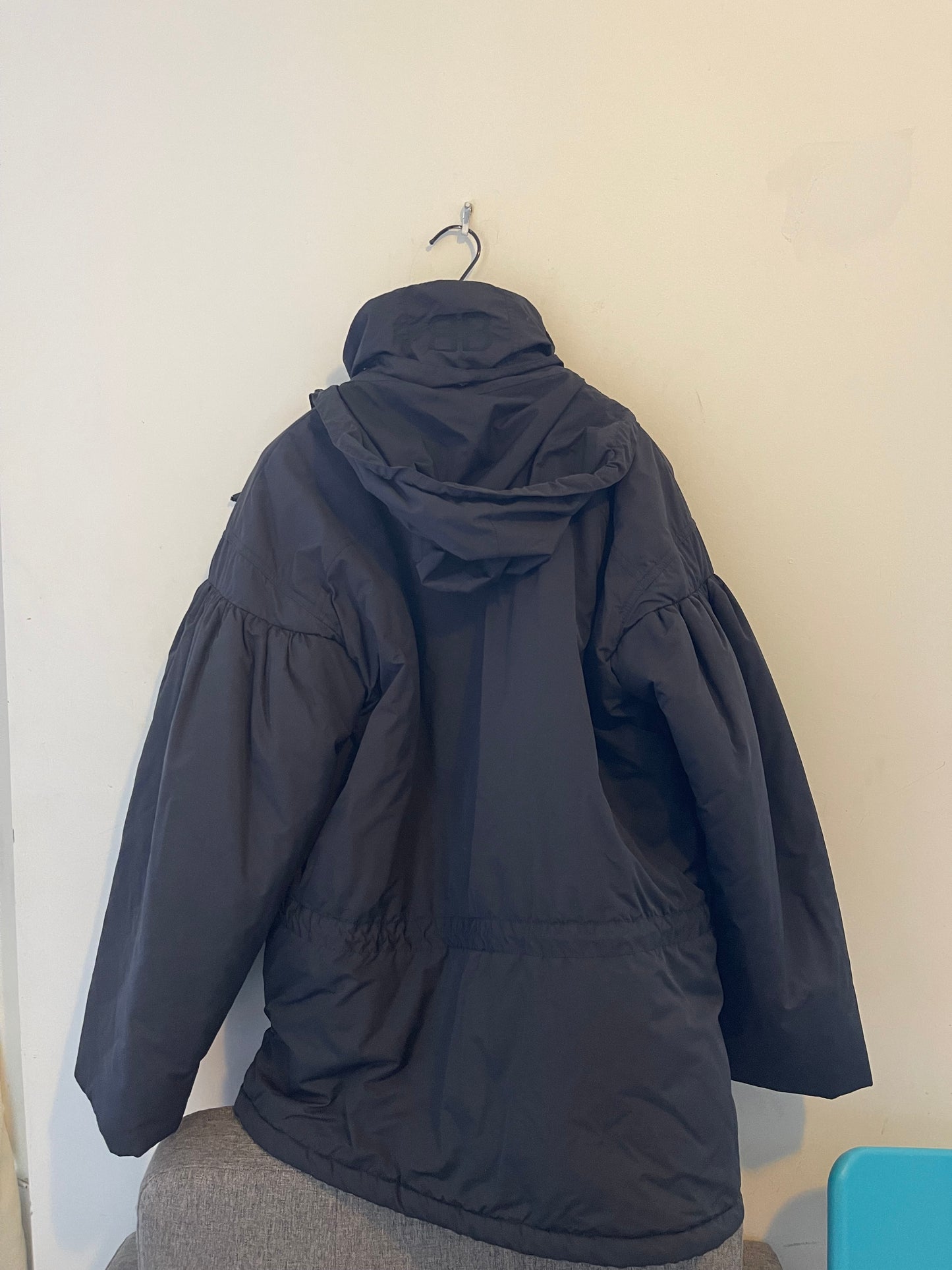 Balenciaga prototype ballon sleeve parka