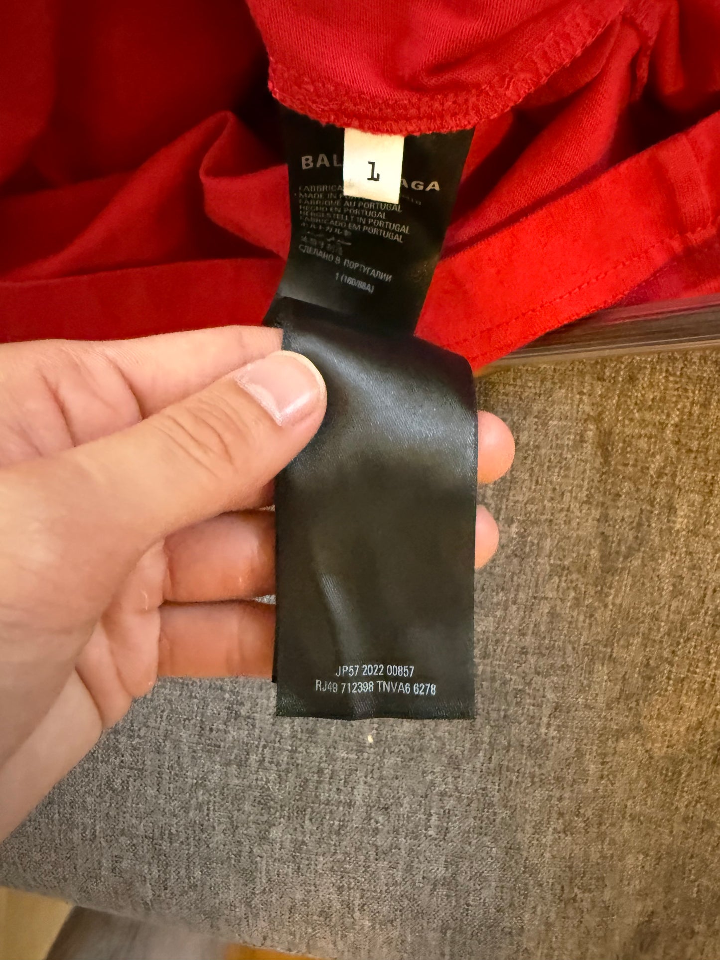 Balenciaga adidas stripe t shirt