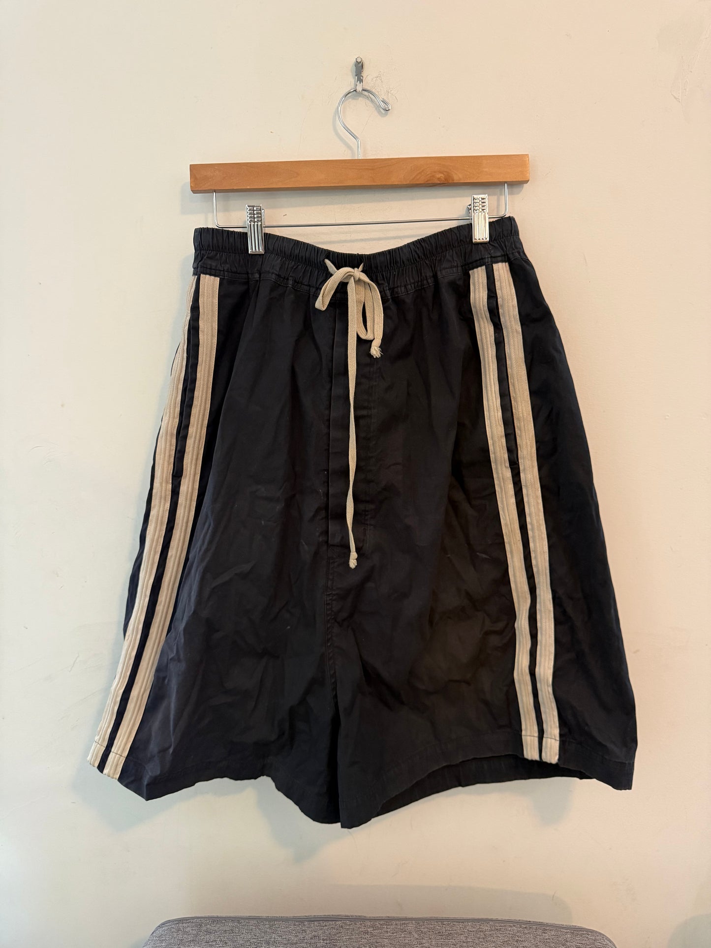Rick Owens AW14 moody stripe shorts