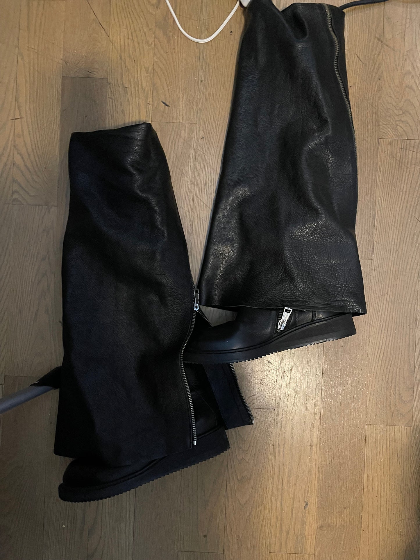 Rick Owens SS11 anthem fetish boots