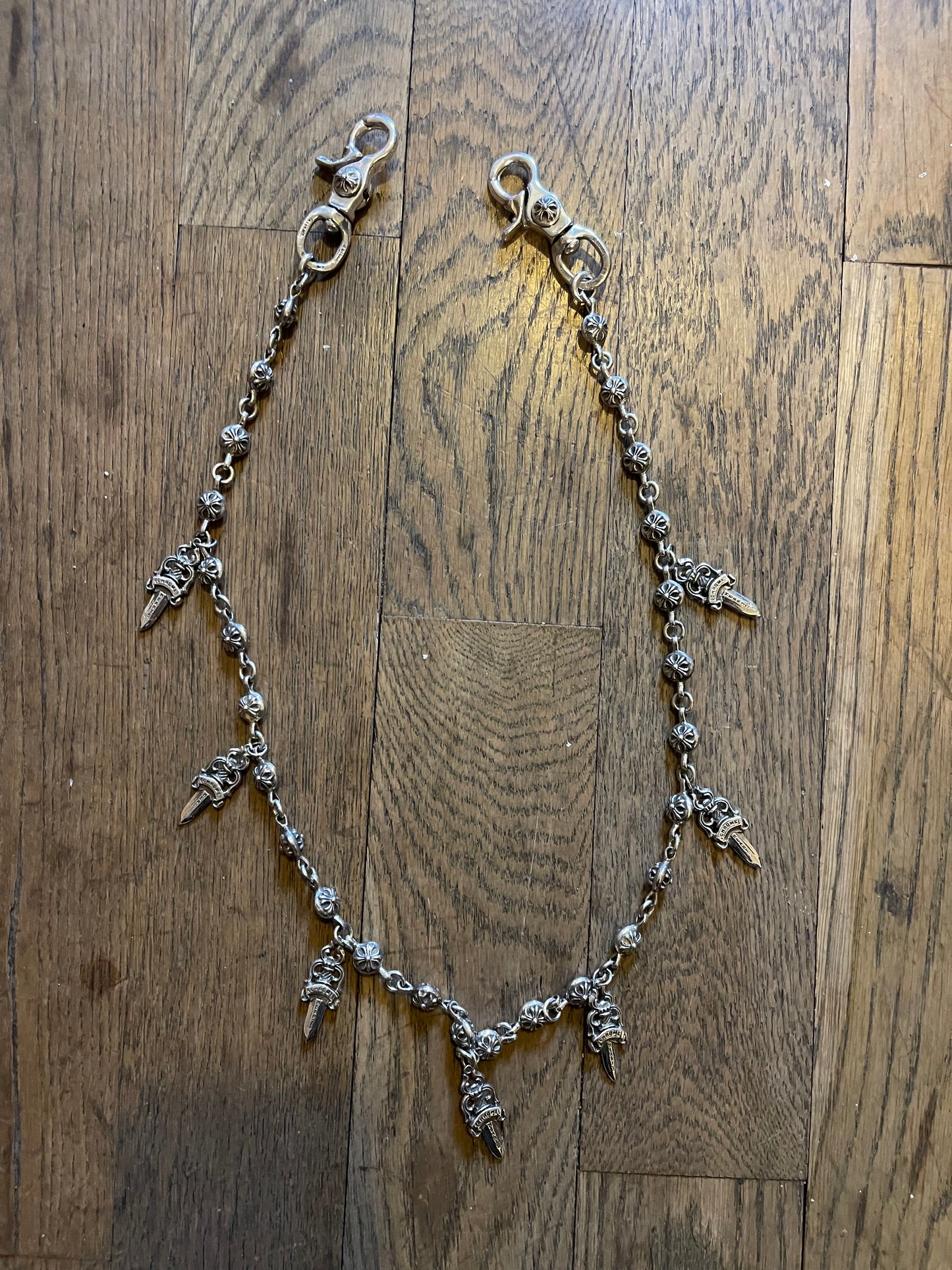 Chrome hearts 7 dagger 30 inches wallet chain