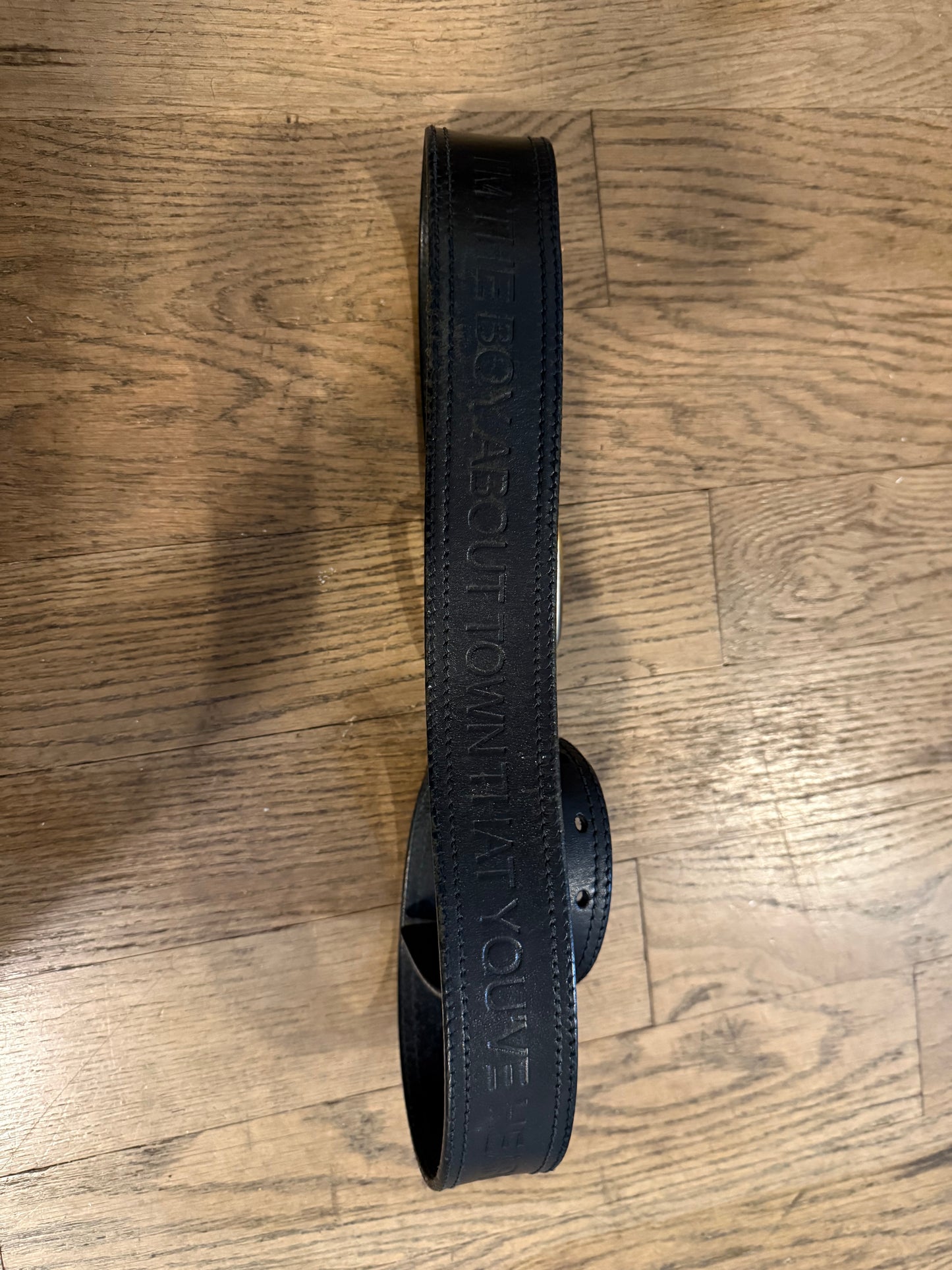 Dior Homme SS06 boy about town embossed belt