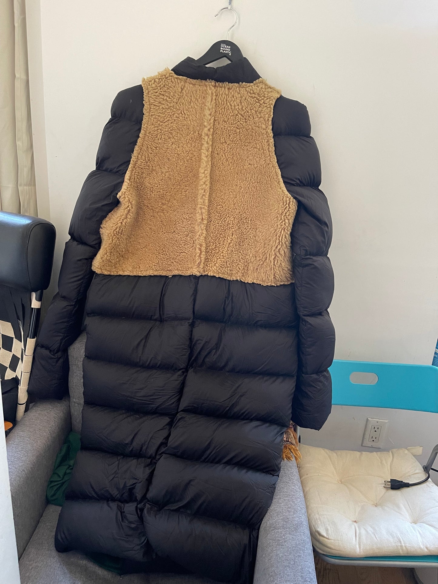 Rick Owens AW19 Larry zionic shearling jacket