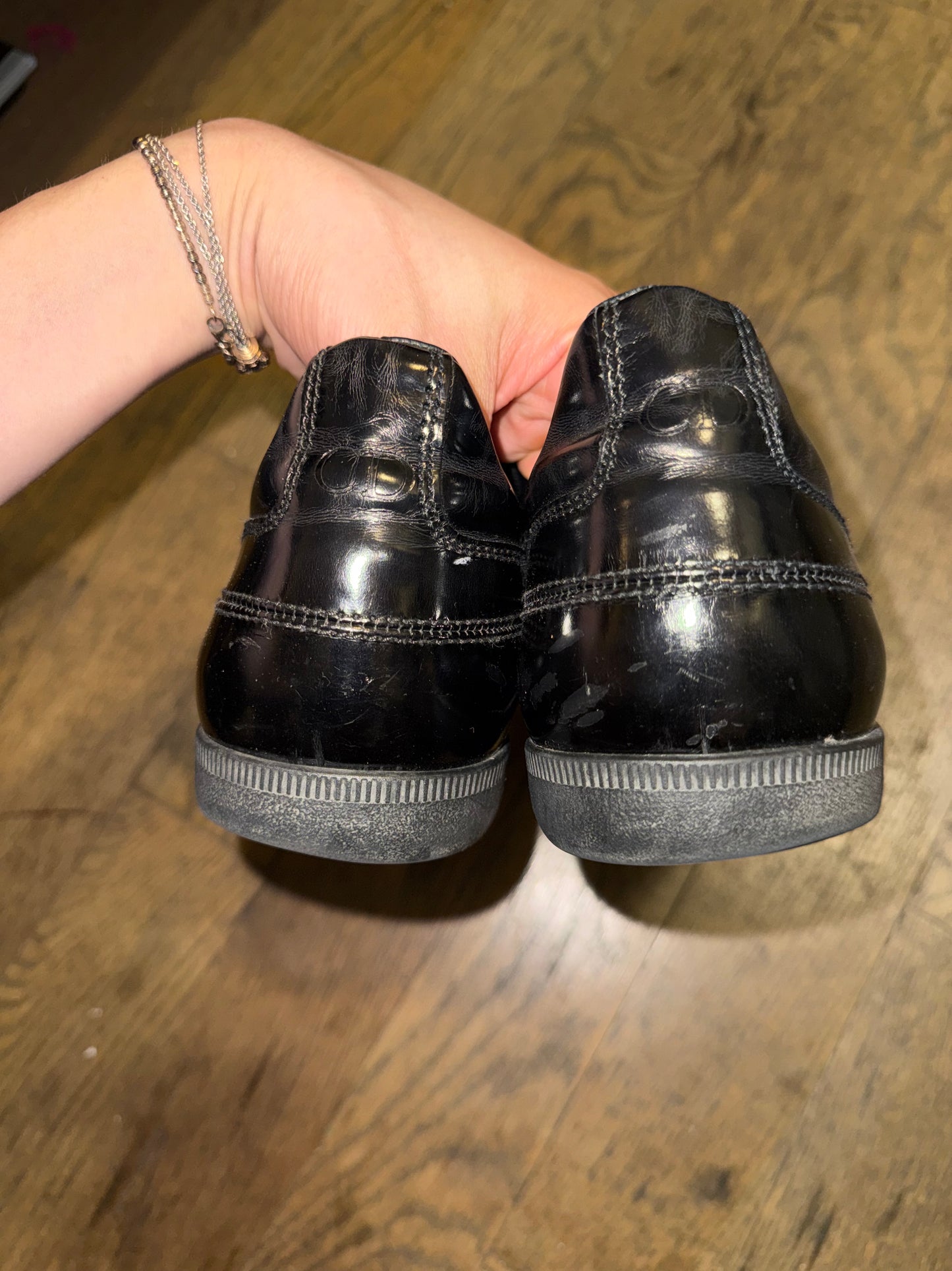 Dior Homme Kris Van Assche era patent leather sneakers size 40.5