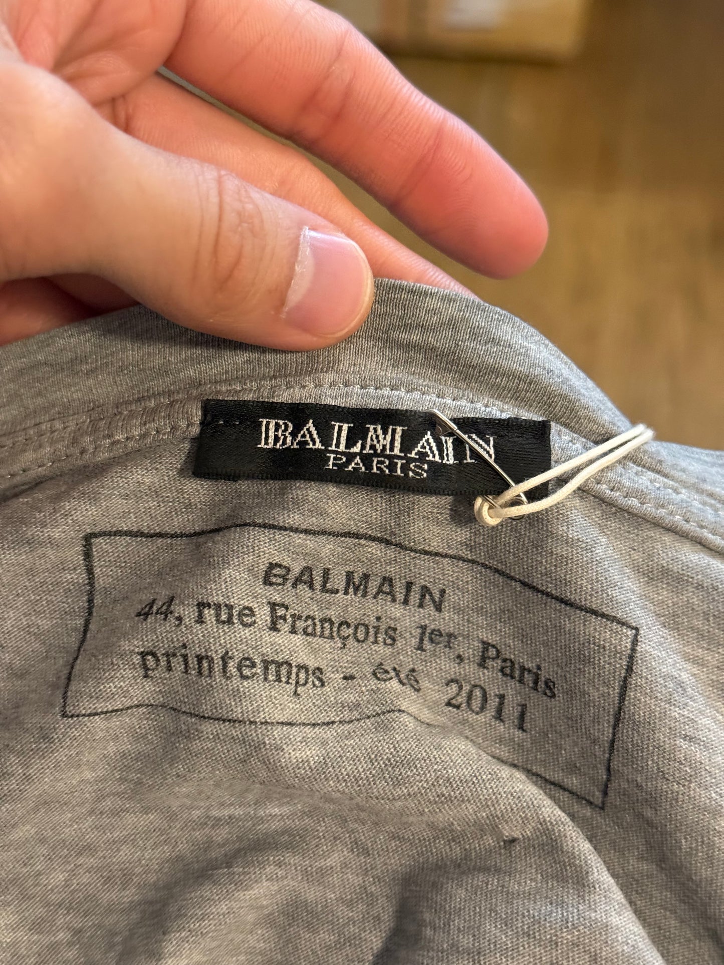 Balmain B tiger shirt SS11