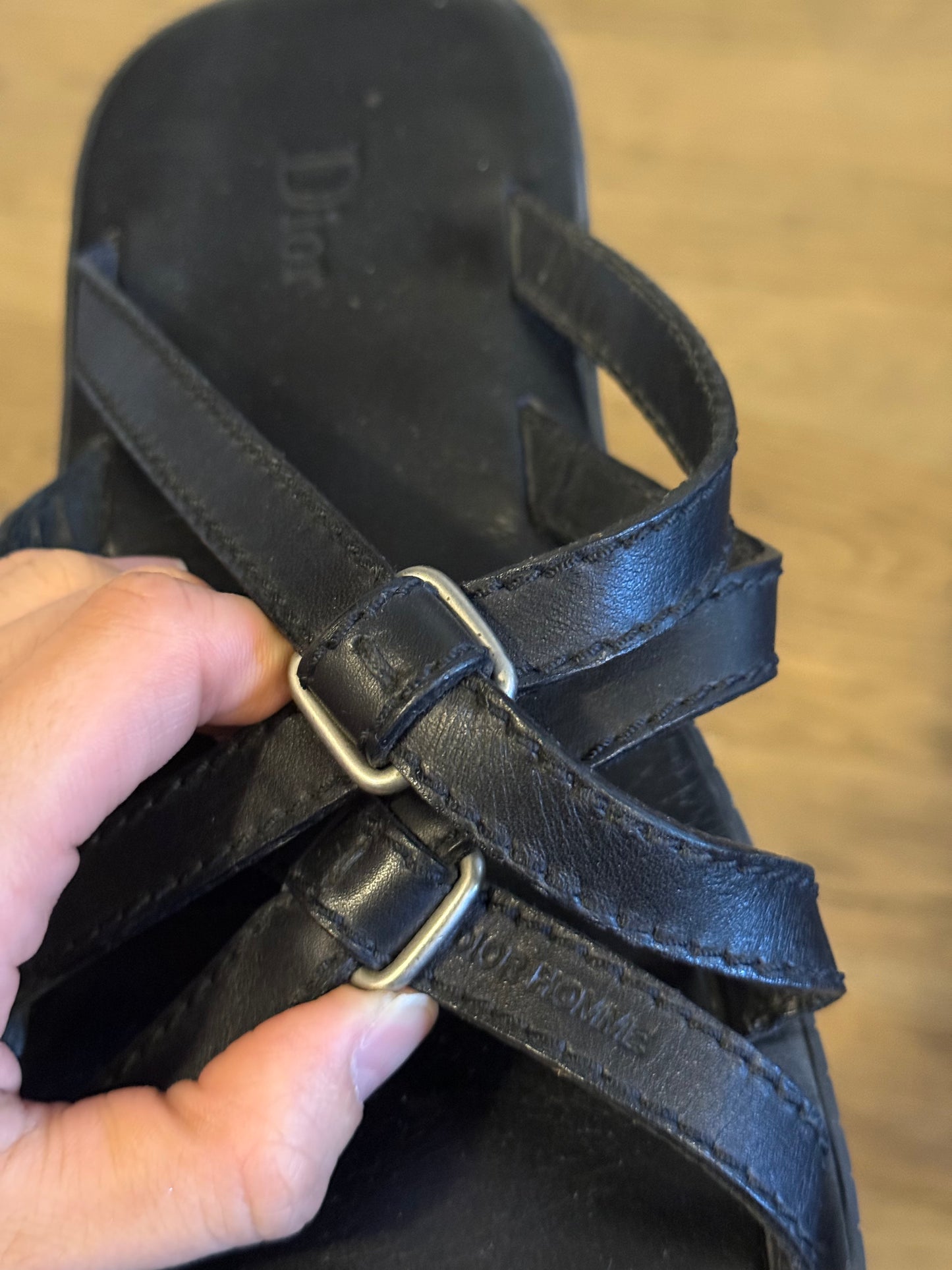 Dior Homme SS03 strip sandals