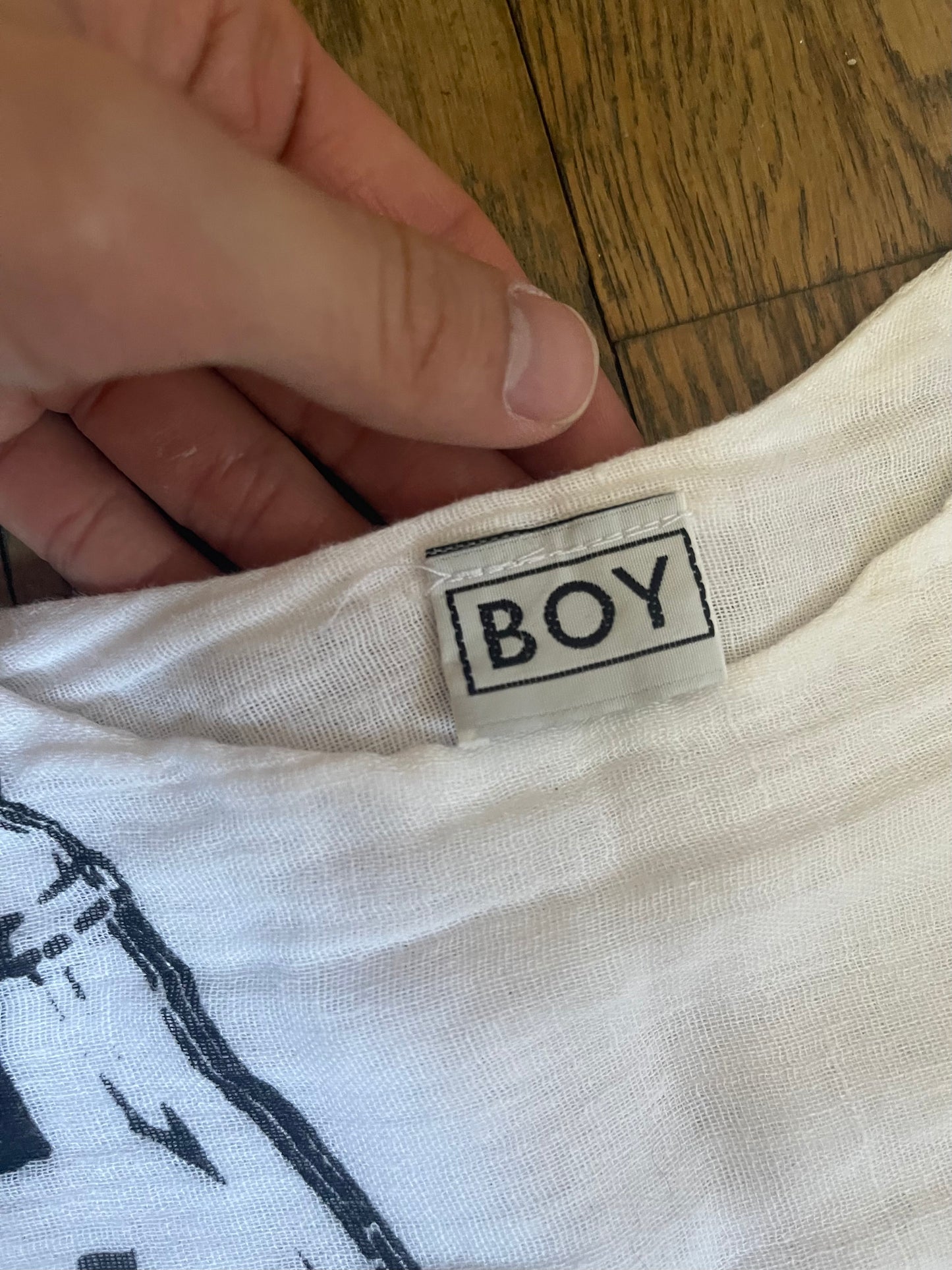 Boy London 70/80s seditionaries muslin bondage top