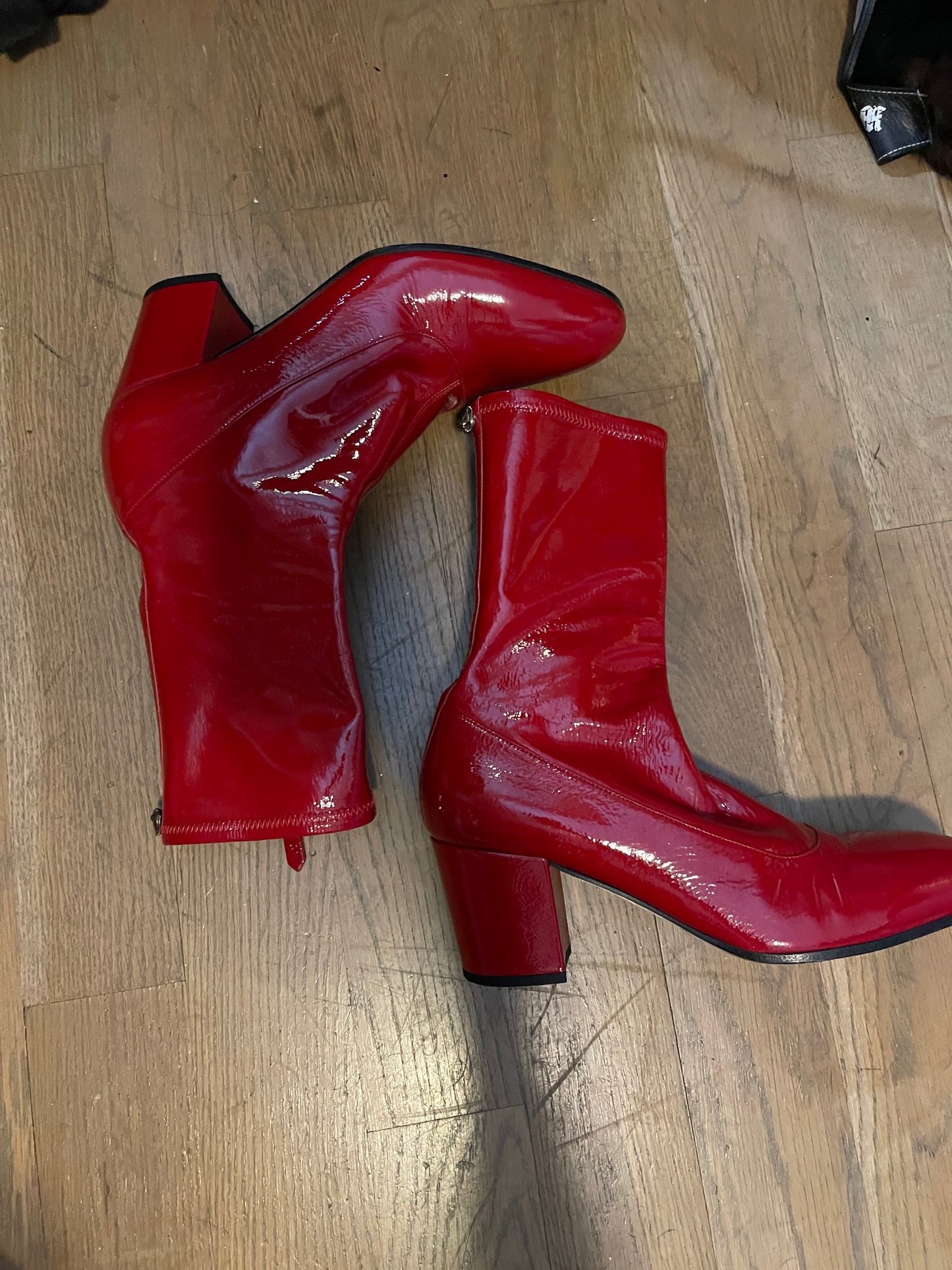 Gucci patent leather heels men