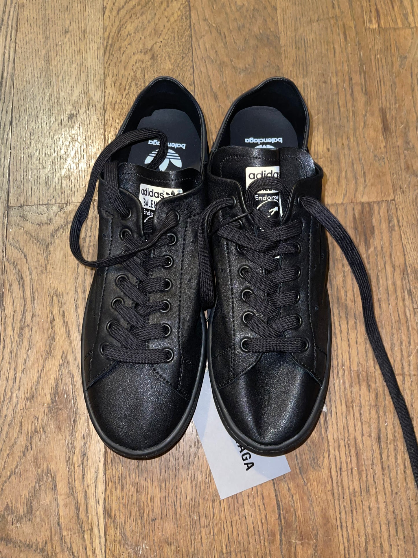 Balenciaga Adidas Stan Smiths BLACK SZ 40