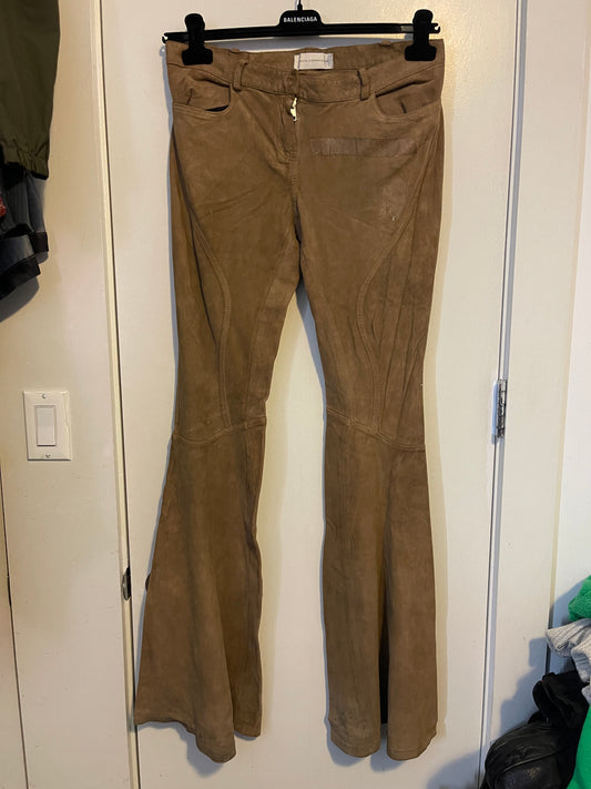Faith connexion suede flared pants
