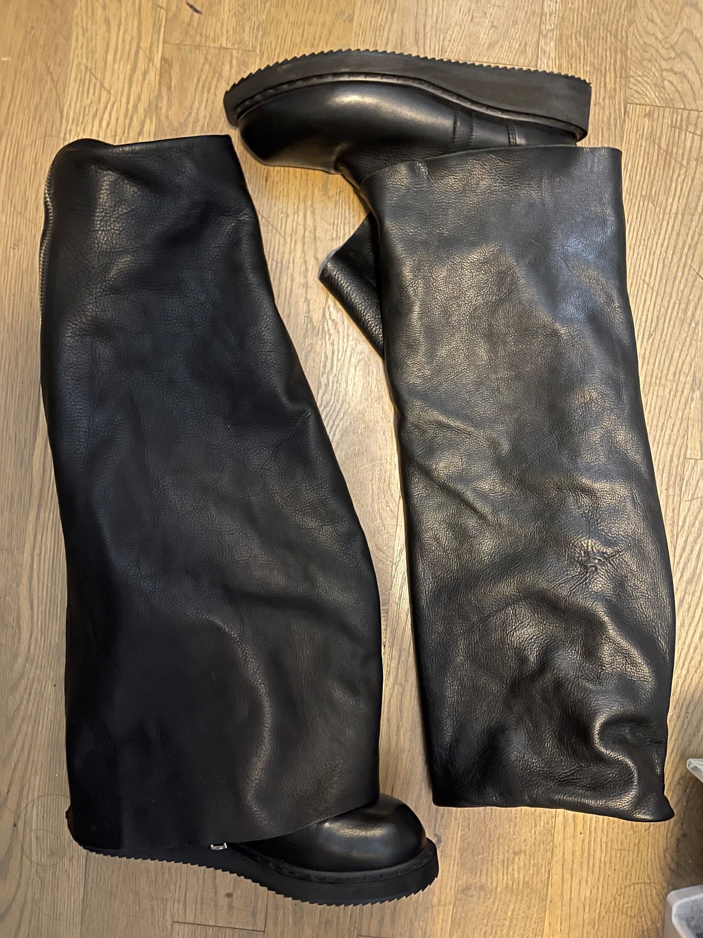 Rick Owens SS11 anthem fetish boots