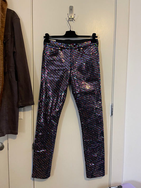 Gucci sequin denim pants