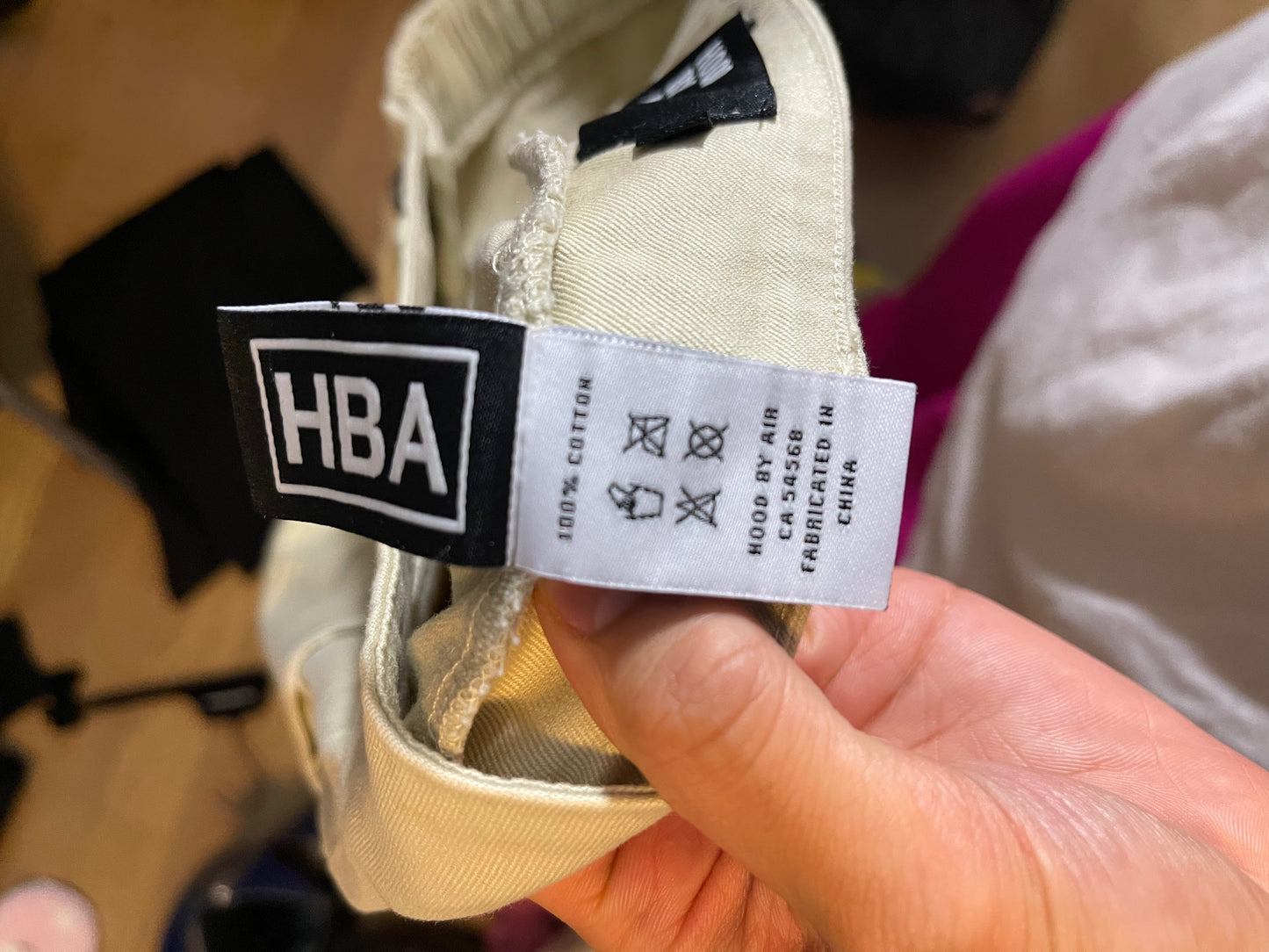 Hood by air SS17 cast pants