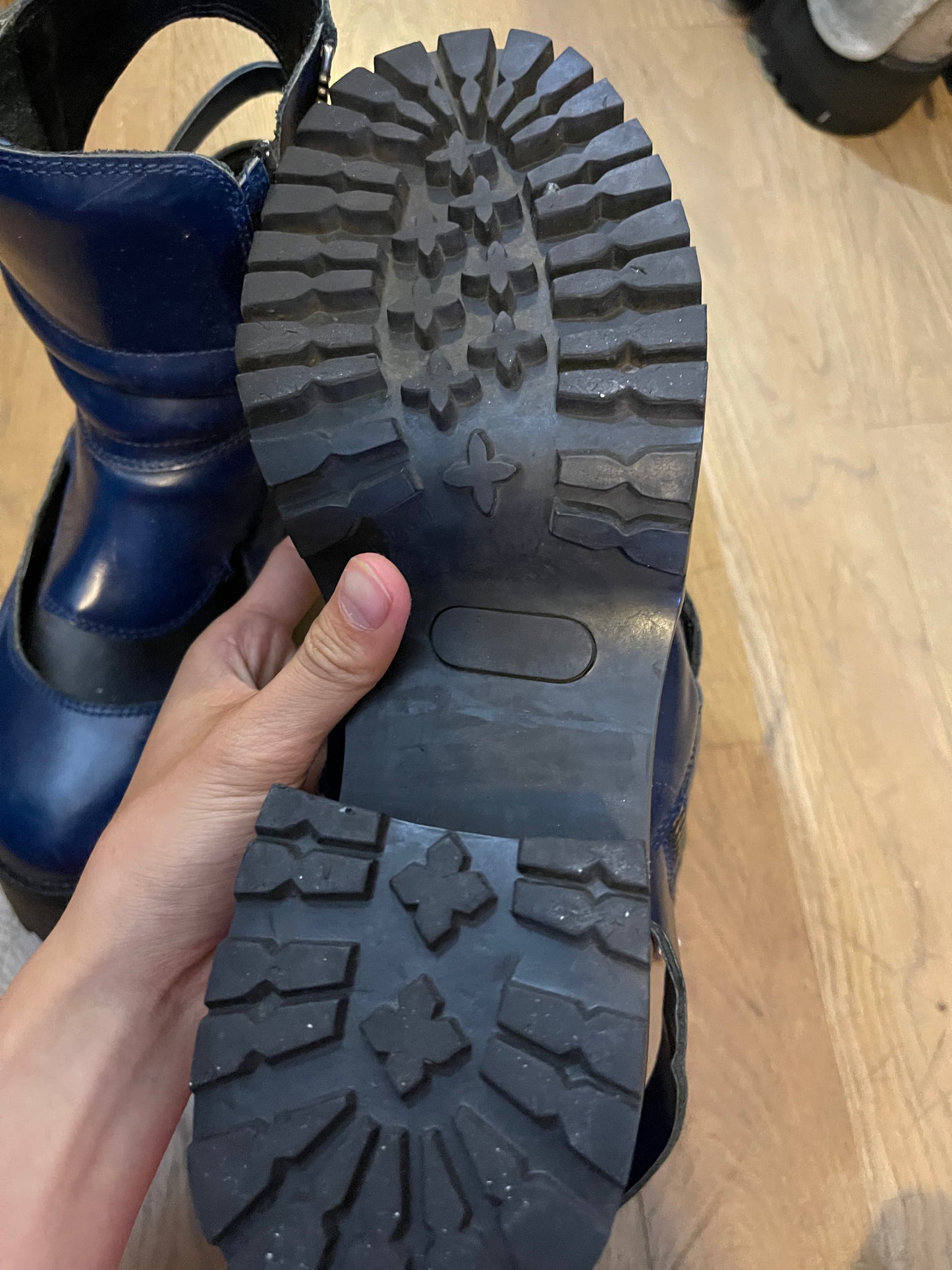 Hood by air sample centaur cut out boots