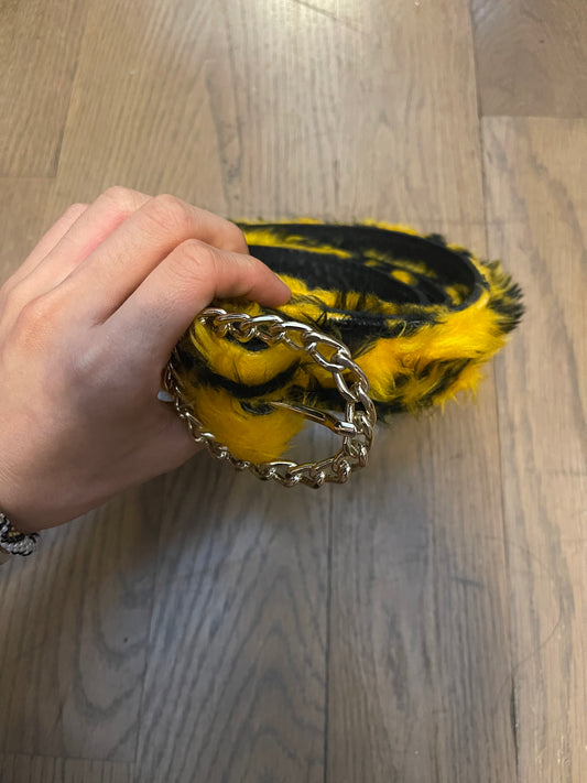 Martine rose faux fur belt