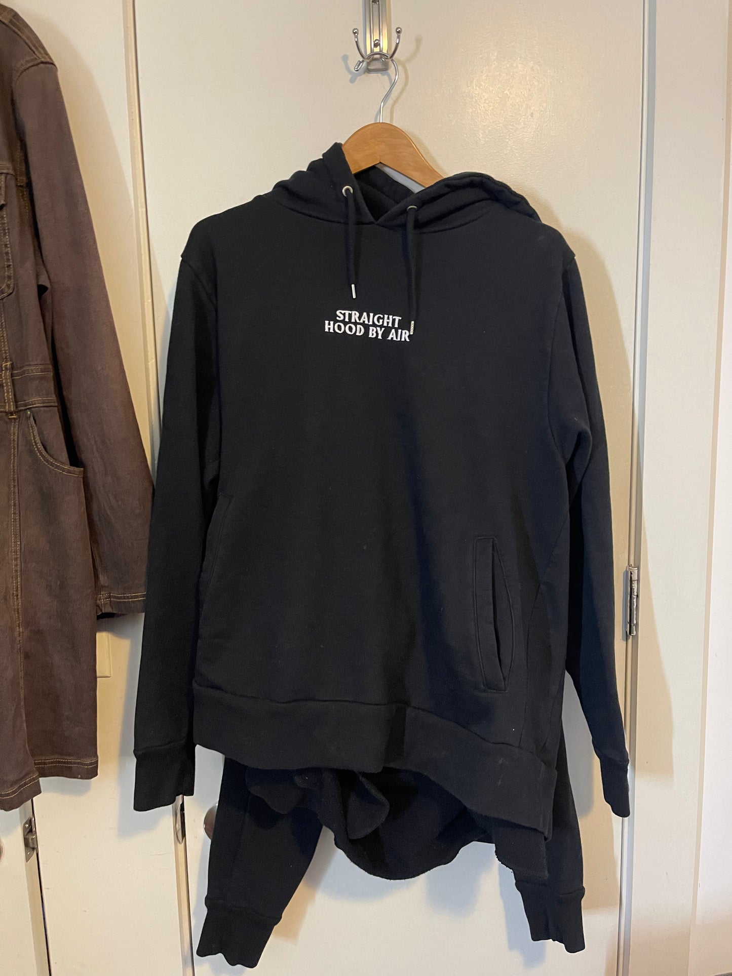 Hood by air double crew hoodie