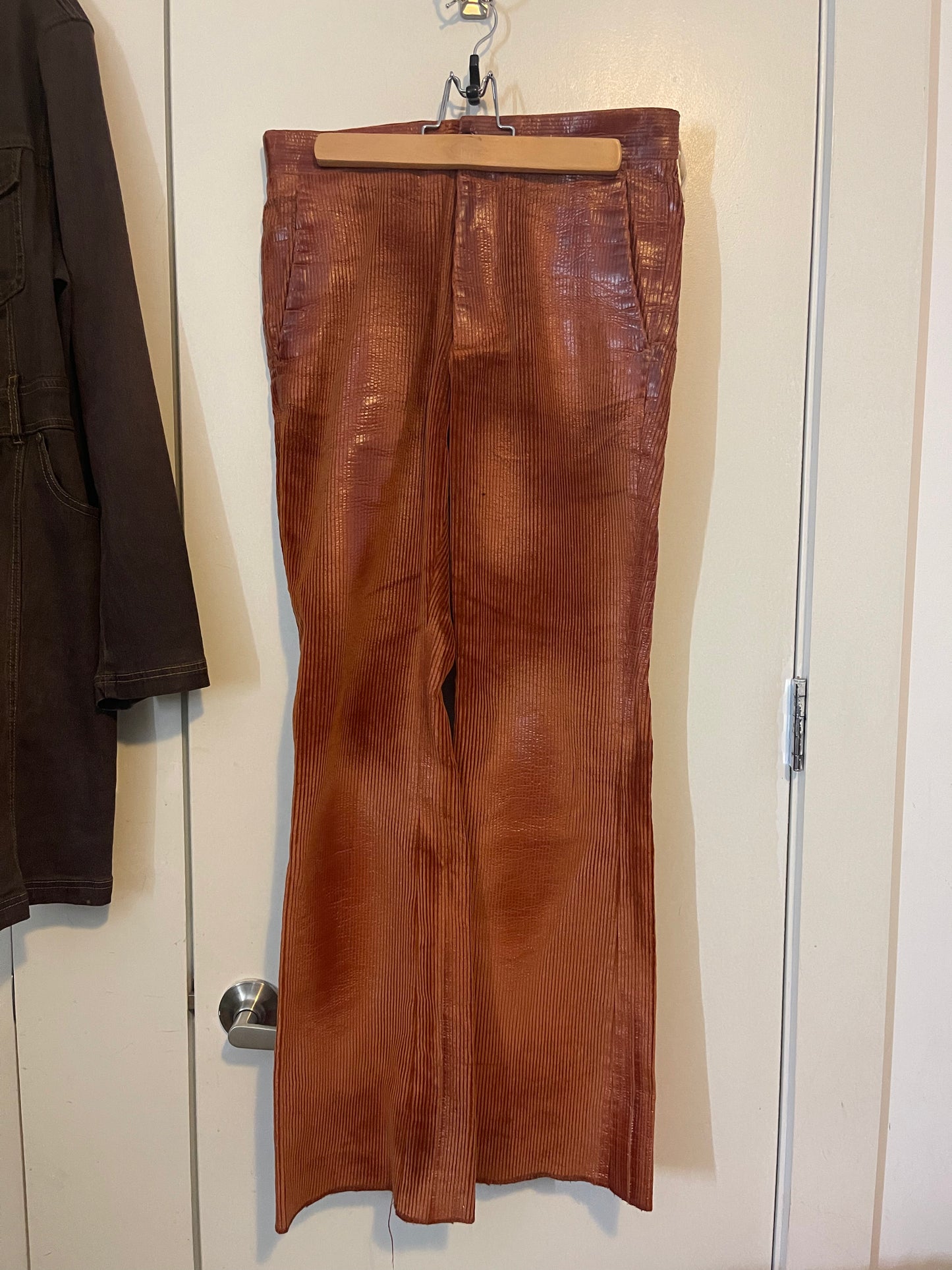 Marni Corduroy waxed flared pants