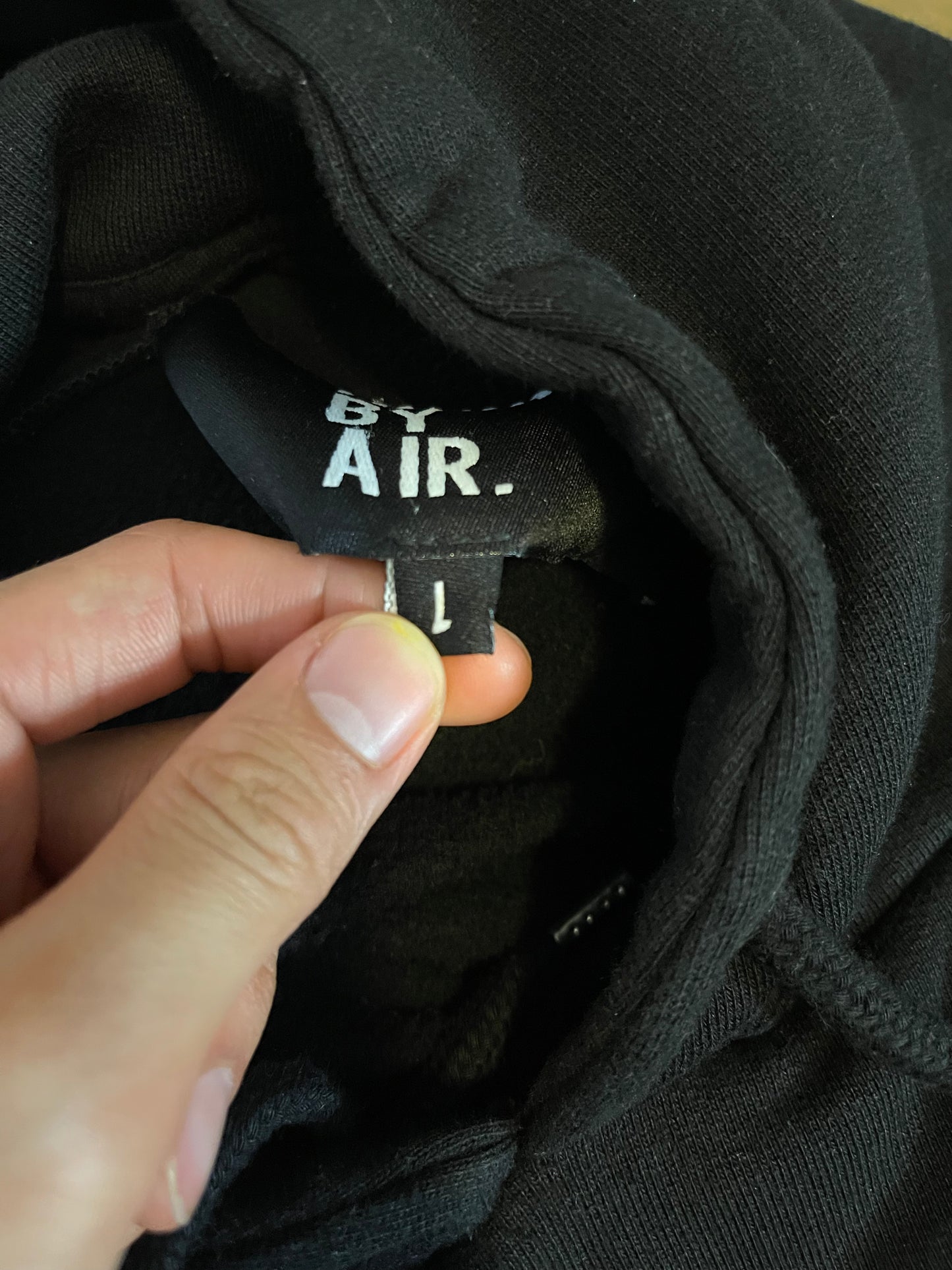 Hood by air double crew hoodie