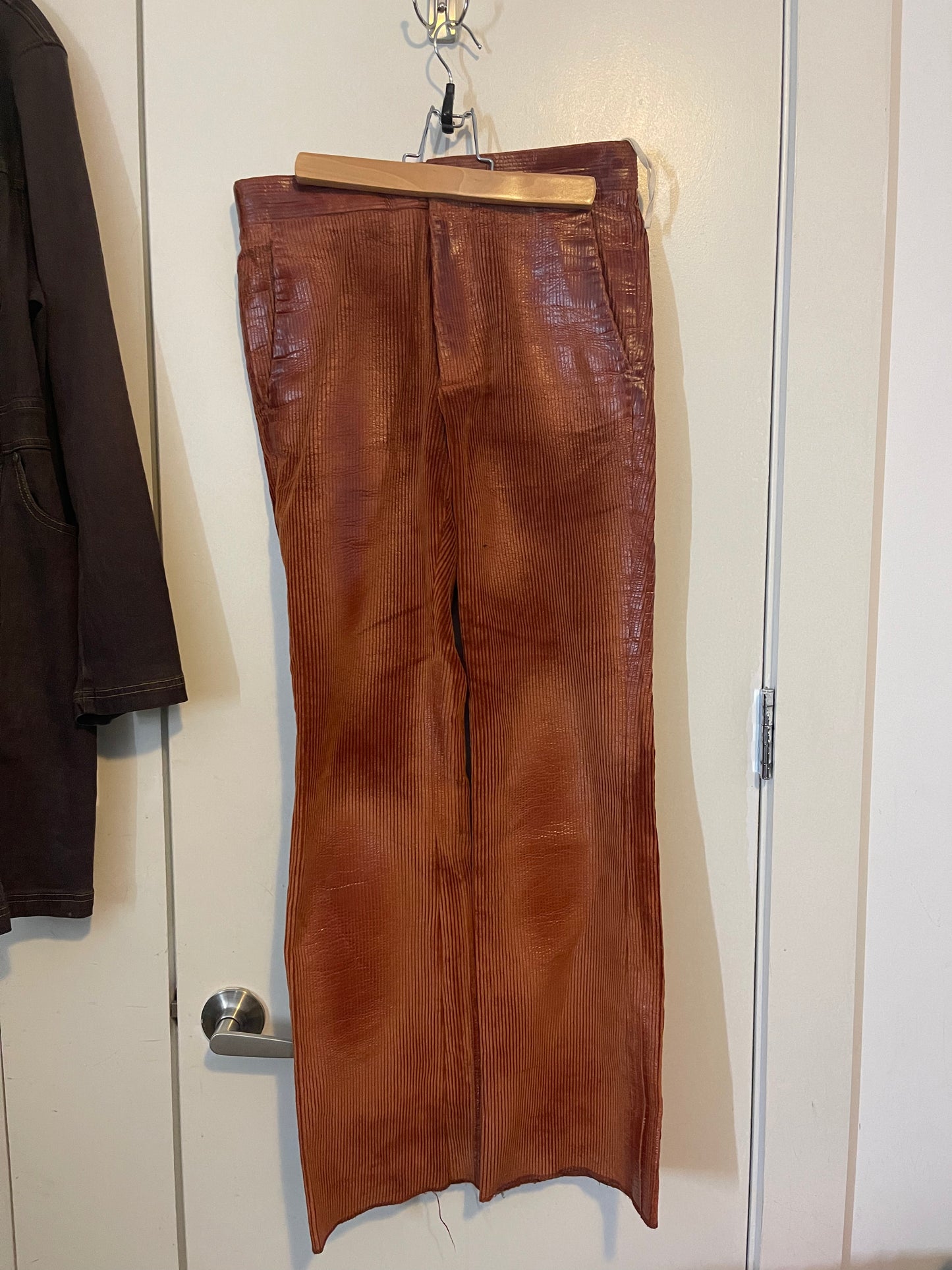 Marni Corduroy waxed flared pants