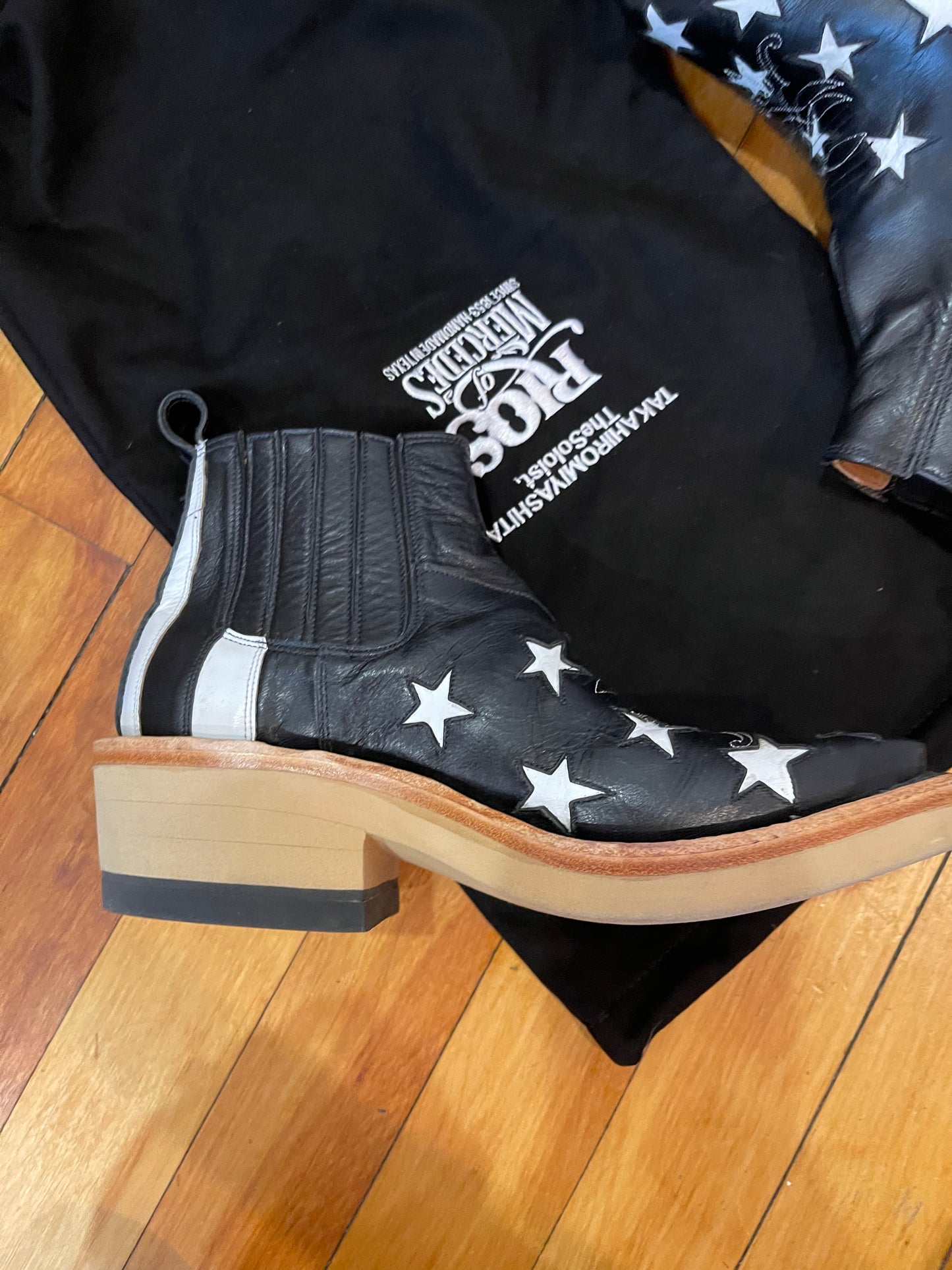 Takahiromiyashita star cowboy boots